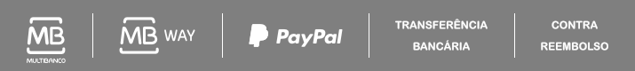 Multibanco | Paypal | Transferência Bancária | Contra Reembolso